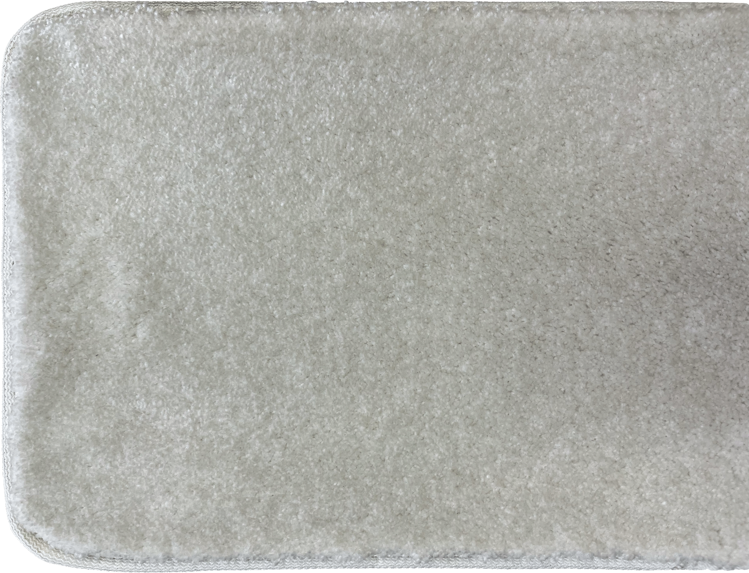 white rug